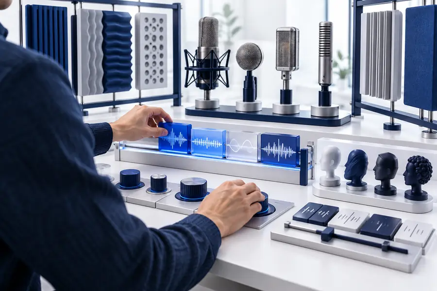 More detailed custom voice direction shown in a voice workflow