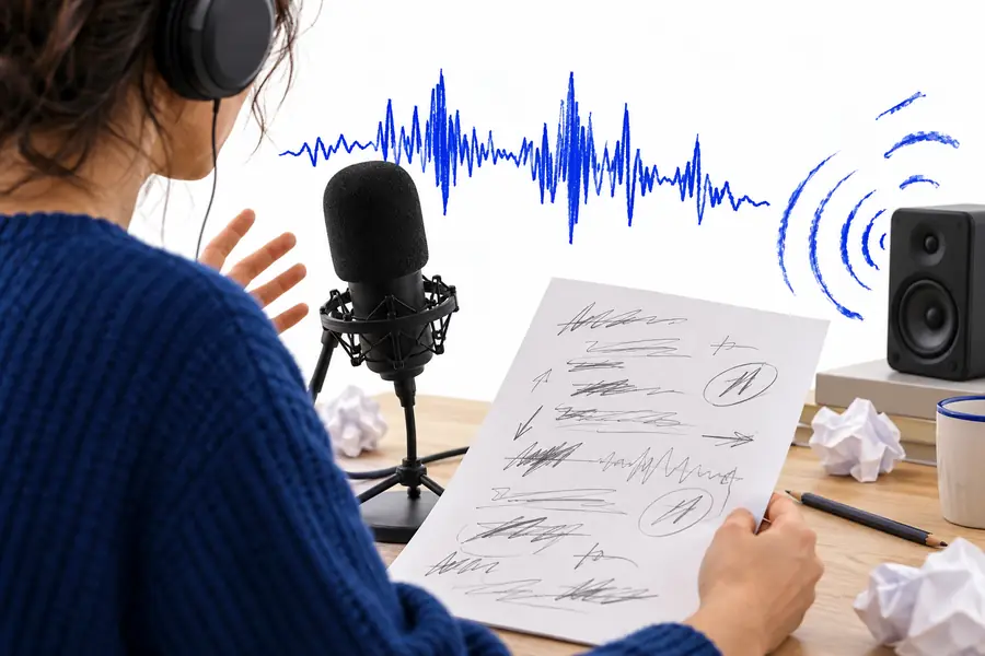 A rough voice generation request