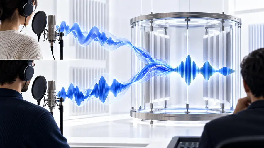 Generated speech waveform produced from new text